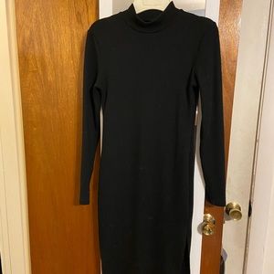Medium black sweater dress